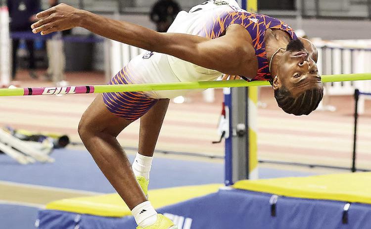 Randy Kelly is off to a fast start for Northwestern State, leading the Southland Conference in the high jump. Photo by Michael Wade
