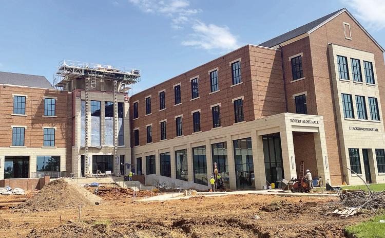 Construction on Alost Hall remains on track for a Fall