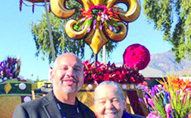 Katrice Lacour was honored to have his mother join him in Pasadena, California for all of the events surrounding the 2024 Rose Parade, culminating with the parade rolling down Colorado Boulevard in Pasadena. Lacour, left, with his mother, Nazy Lacour.