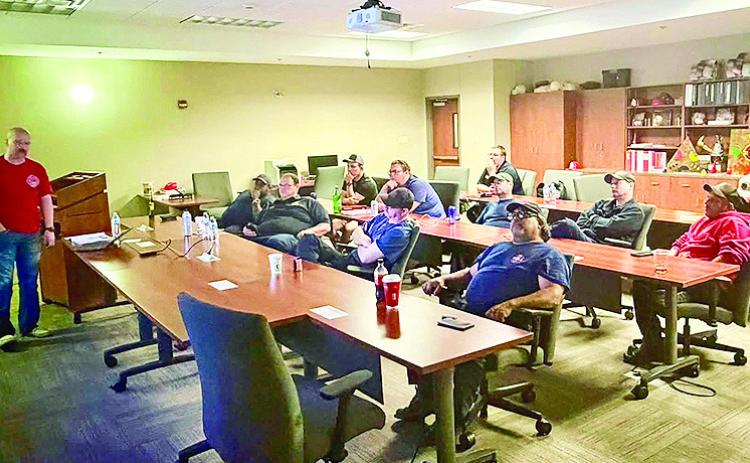 Red River Fire District firefighters are participating in a Common Vehicle Rescue Awareness class hosted by FETA and instructed by Andy Bartlett. This training is the first of a 3part series firefighters are completing as they work toward becoming state certified Common Vehicle Rescue Technicians.