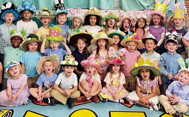 Pre-K classes at Provencal Elementary had a hopping good time designing their very own Easter Bonnets and parading around campus! The kiddos also enjoyed an egg hunt and party to kick off Spring Break. Assisting them were teachers Becky Salard, Abby Hubbard, Tonia Young, and Tina Weems.