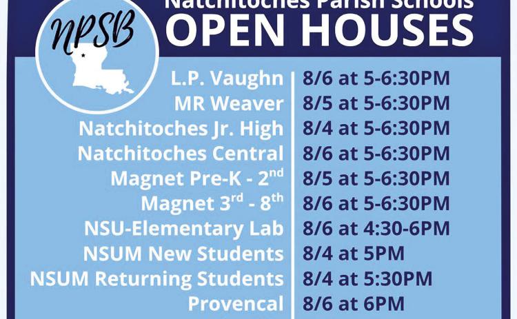 Natchitoches Parish School Board Calendar
