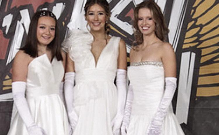 From left are Ainsley Claire Armstrong, Addition Elizabeth Evans and Anderson Paige.