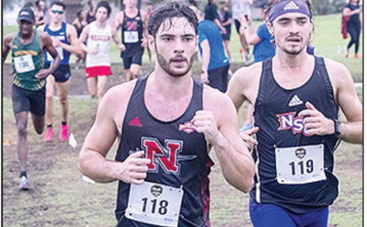 John Klein placed second in his race with a time of 25:58.75 at the UTTyler Cross Country Opener, leading the NSU runners. Photo by Southland Conference