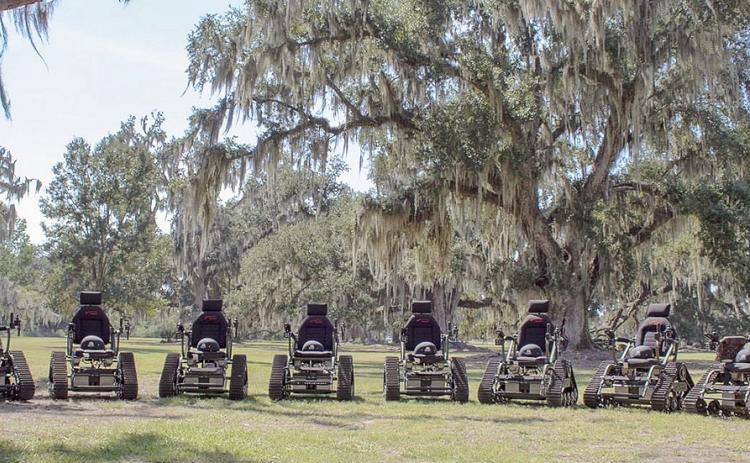 Some Louisiana State Parks have all-terrain electric-powered chairs